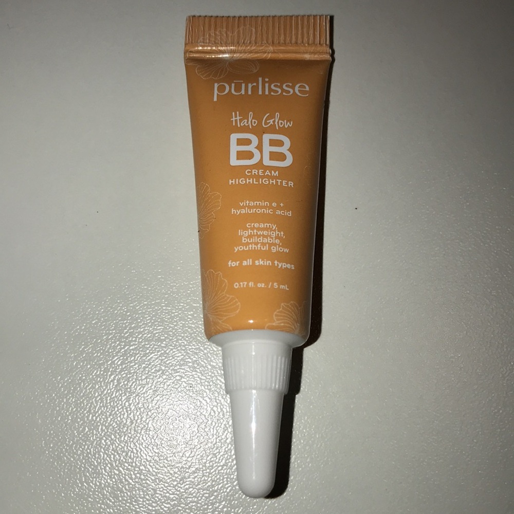 PURLISSE BEAUTY Halo Glow BB Cream Highlighter - Champagne Gold NEW